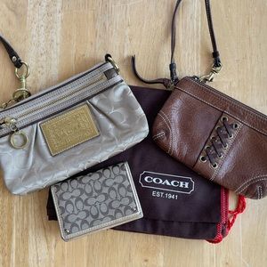 Coach Wristlets and Wallet